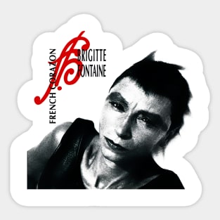 Le brouillard Brigitte Fontaine Sticker